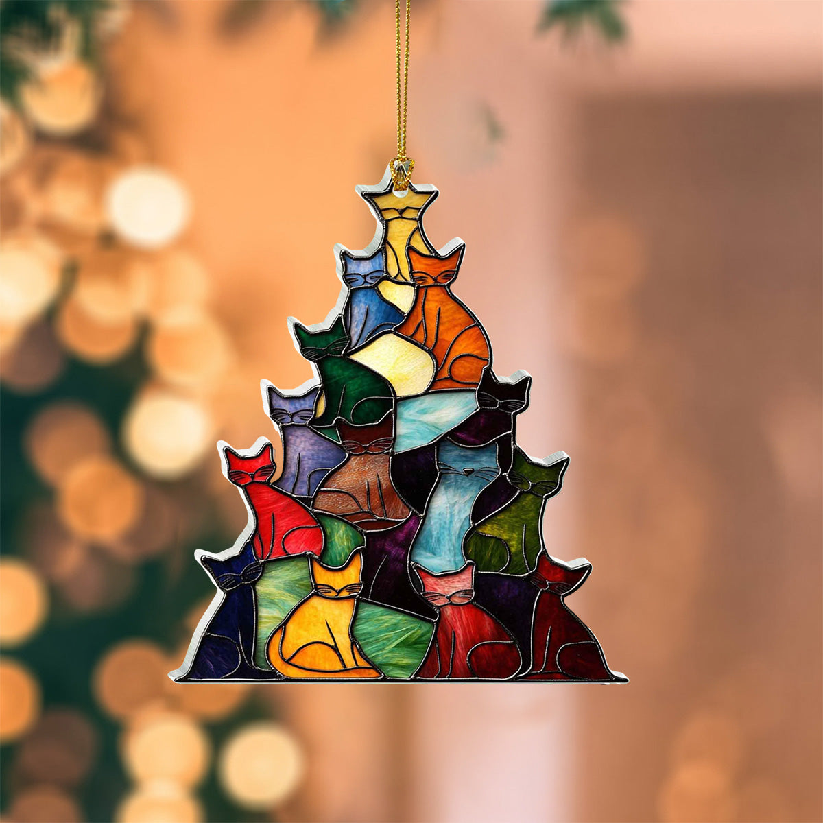 Cat Christmas Ornament - Perfect Gift For Pet Lovers