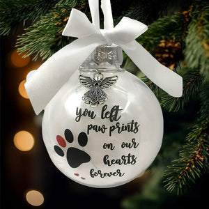 Pet Memorial Decoration Ball Christmas In Heaven Memorial Ornament