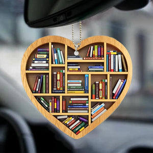 Book Lovers Heart Ornament - Perfect Gift For Book Lovers