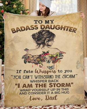 To my Daughter Fleece Blanket