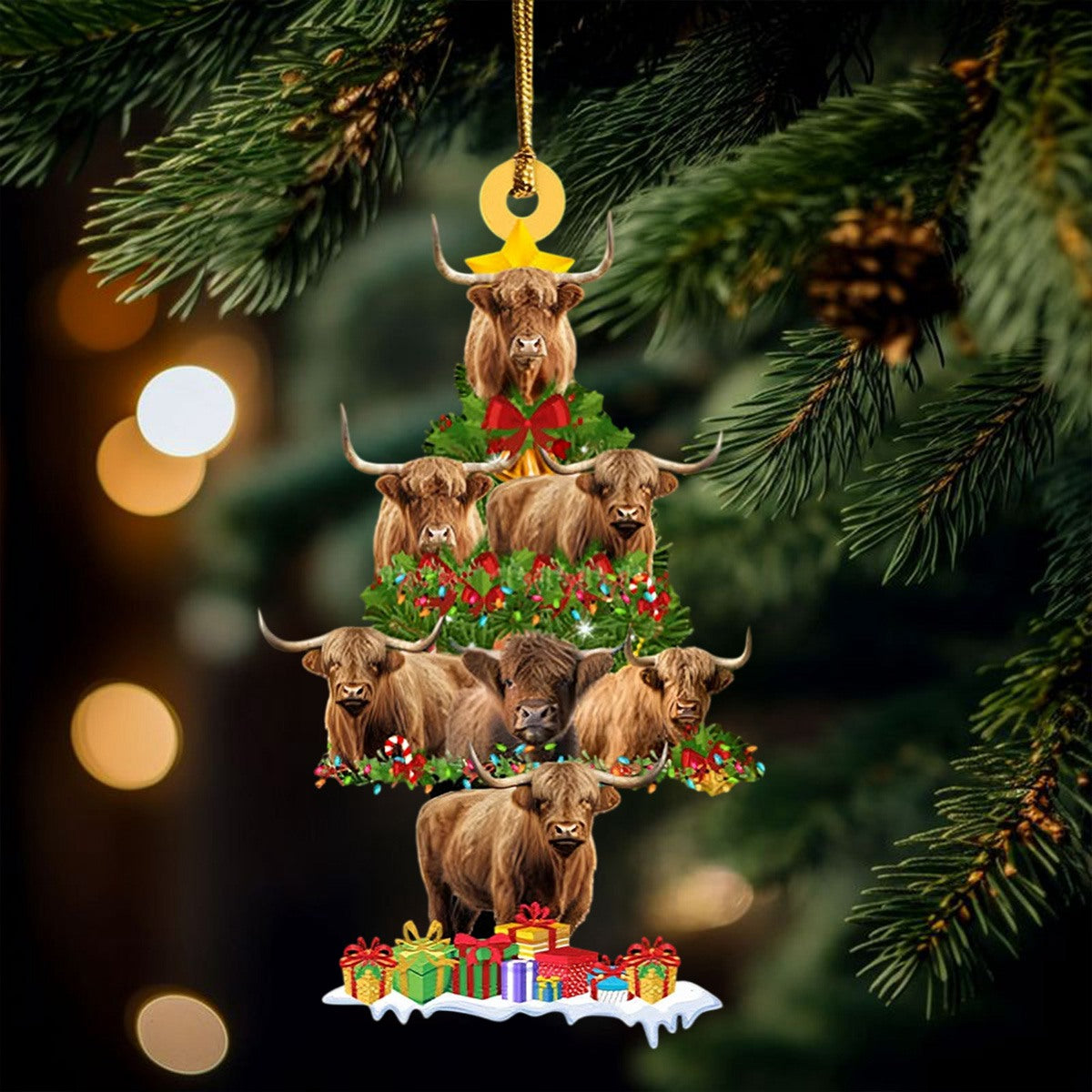 Highland Christmas Ornament - Perfect Gift For Highland Lovers