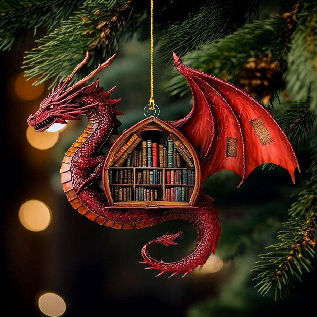 Books House Ornament, Bookish Ornament, Perfect Gift For Book Lovers