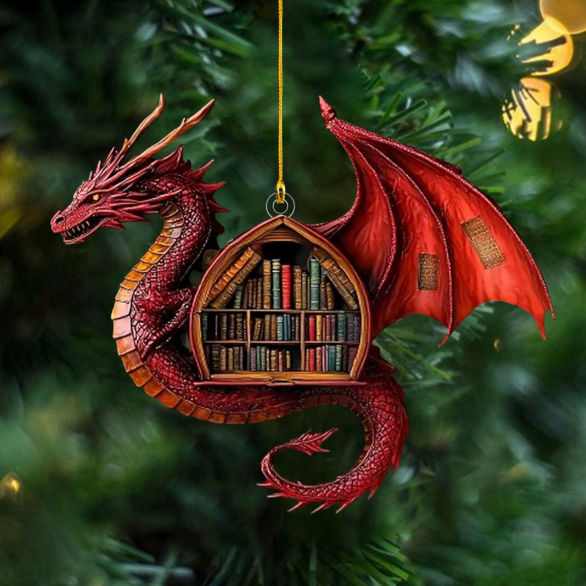 Books House Ornament, Bookish Ornament, Perfect Gift For Book Lovers