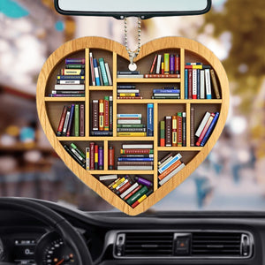 Book Lovers Heart Ornament - Perfect Gift For Book Lovers