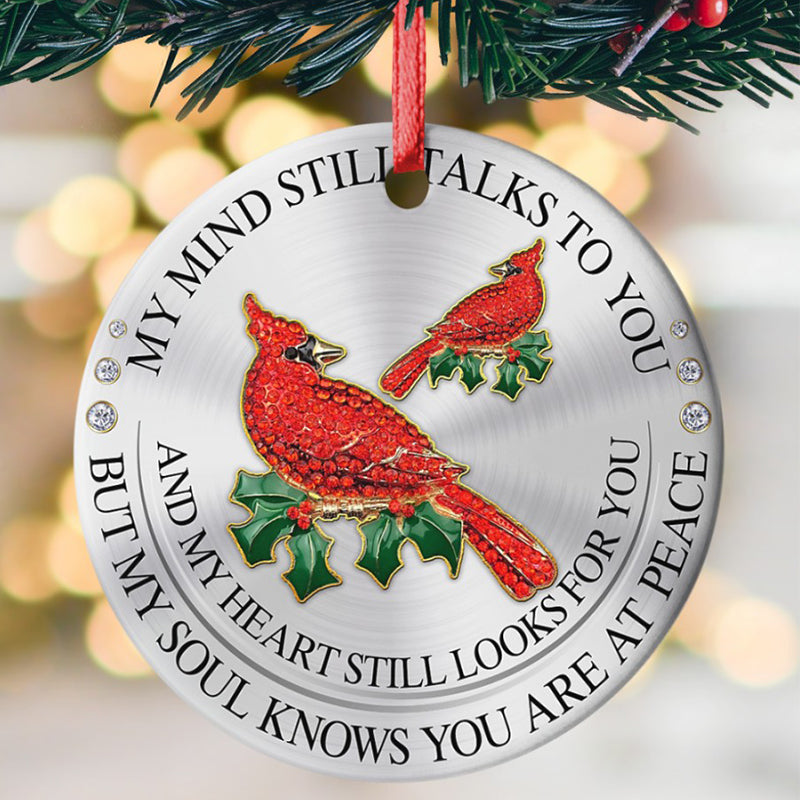 Cardinal Circle Ornament -Perfect Gift For Your Family