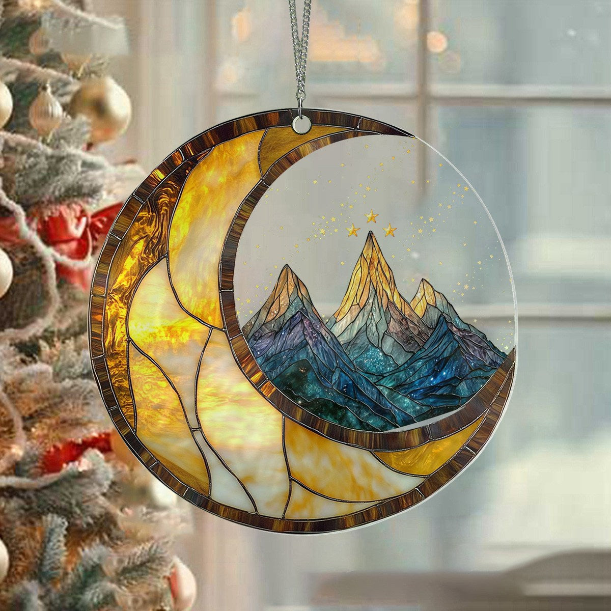 Night Court Suncatcher Ornament, Night Court Acrylic Window Hanging, Book Lover Gift