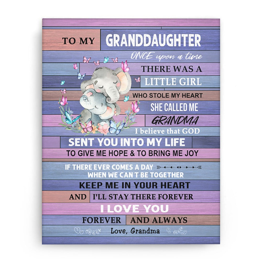 I Love You Forever And Always - Best Gift For Granddaughter Poster