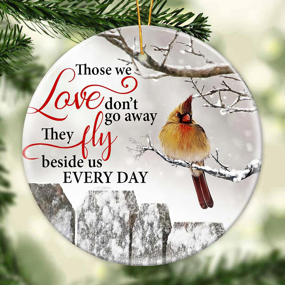 Memorial Ornament - Those We Love Don't Go Away
