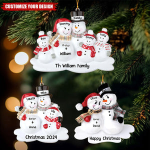 Personalized Handwritten Expecting Family Ornament Christmas Xmas Tree Decoration Ornament