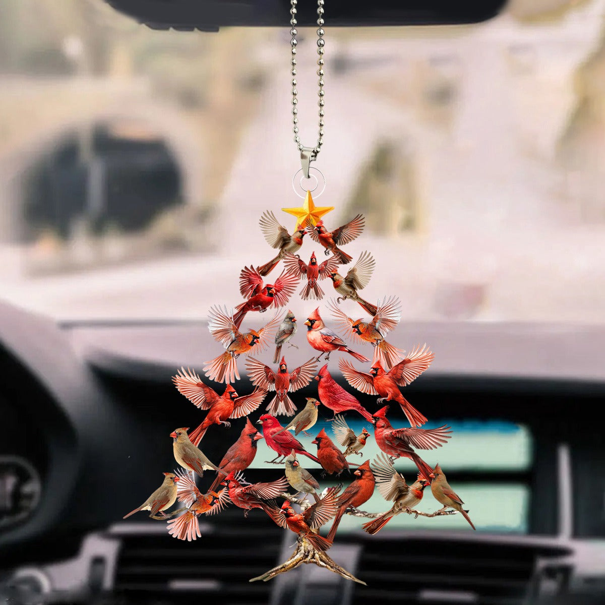 Cardinal Car Ornament - Perfect Gift For Cardinal Lovers