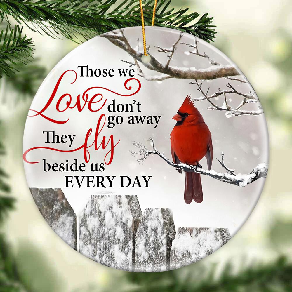 Memorial Ornament - Those We Love Don't Go Away