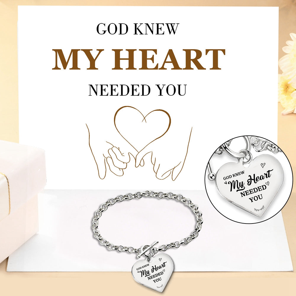 God Knew My Heart Needed You - Couple Bracelet - Perfect Gift For Your Lover
