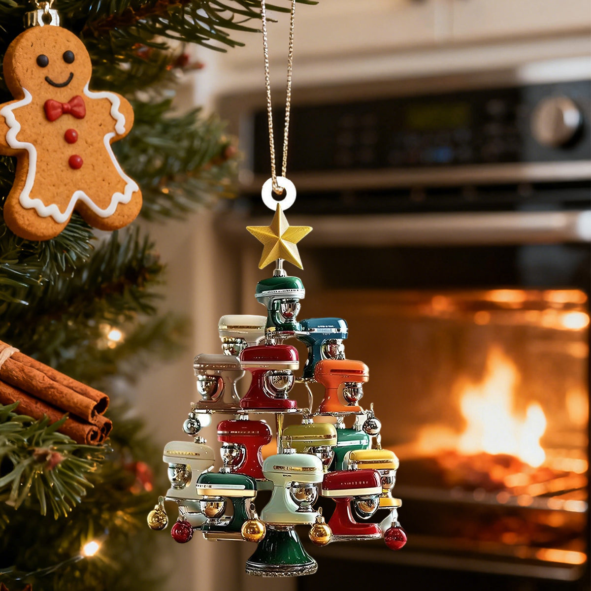 Bakery Machine Christmas Ornament - Gift for Baking Lover
