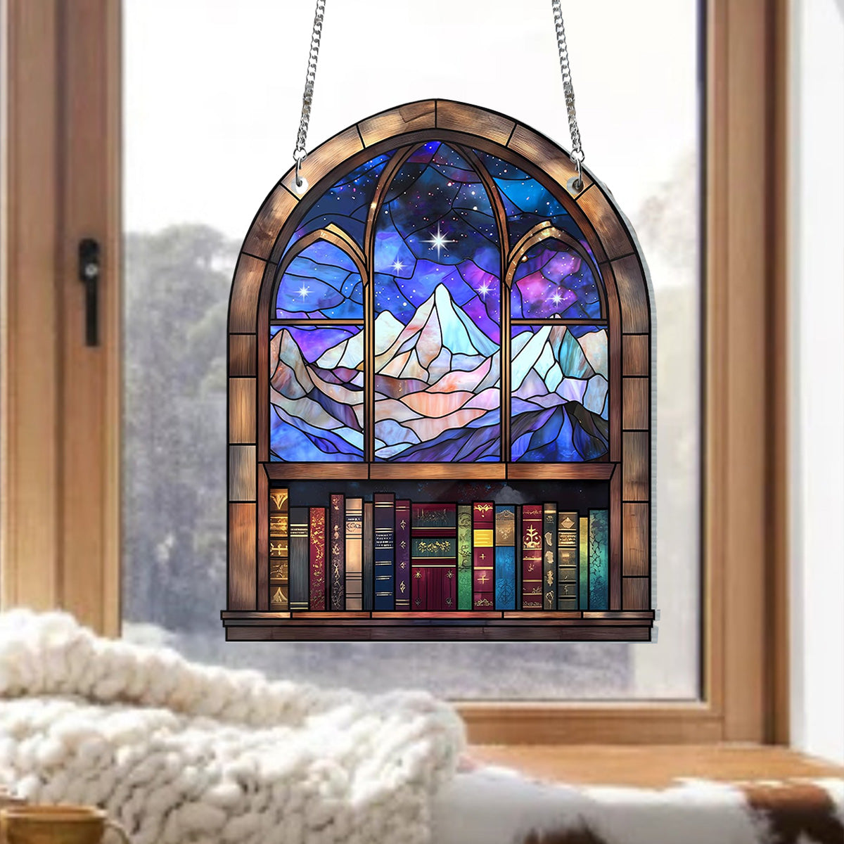Night Court Suncatcher Ornament Fantasy Book Reader Gift Night Court Acrylic Window Hanging