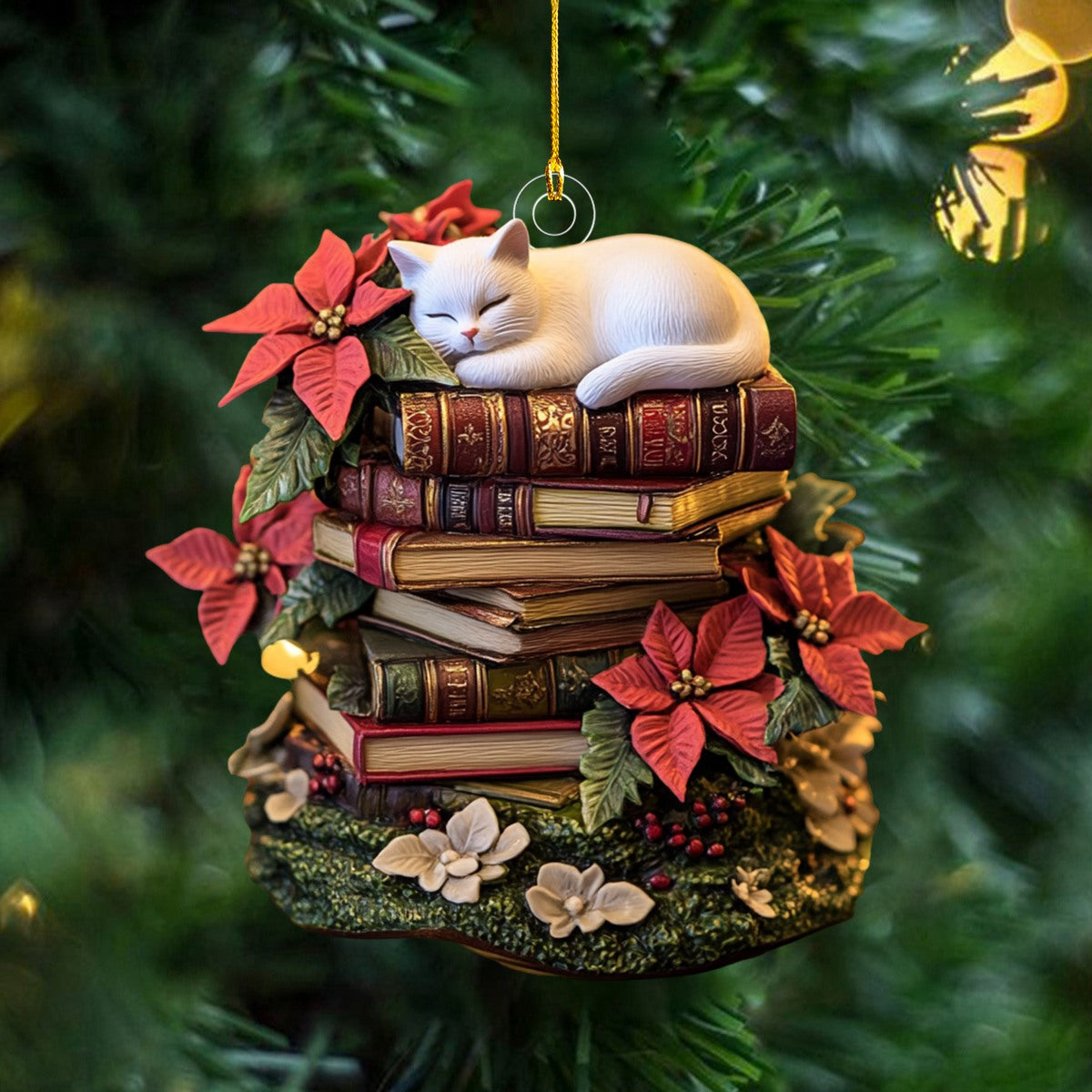 Winters Tale Book Ornament, Gift For Bookish Lovers