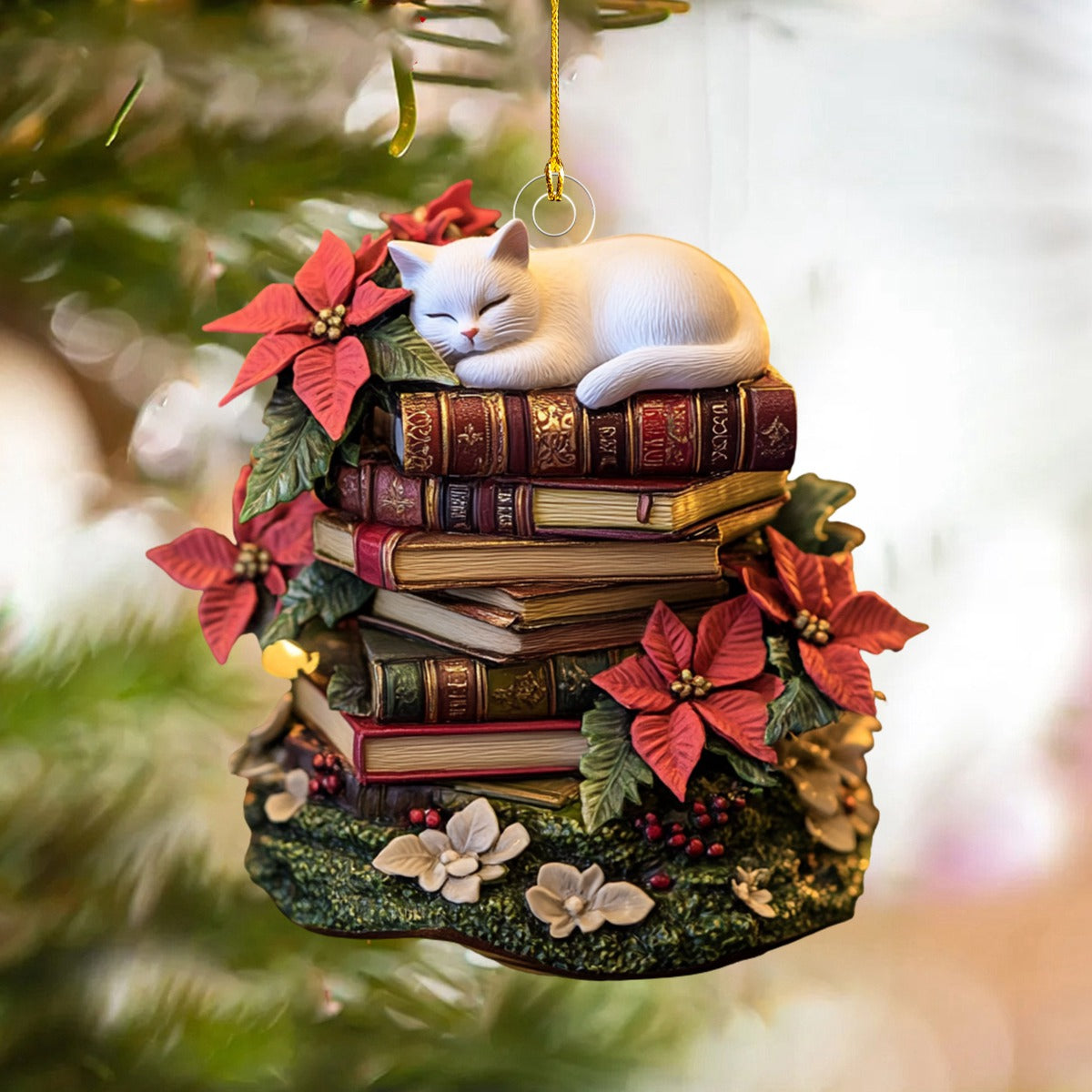 Winters Tale Book Ornament, Gift For Bookish Lovers