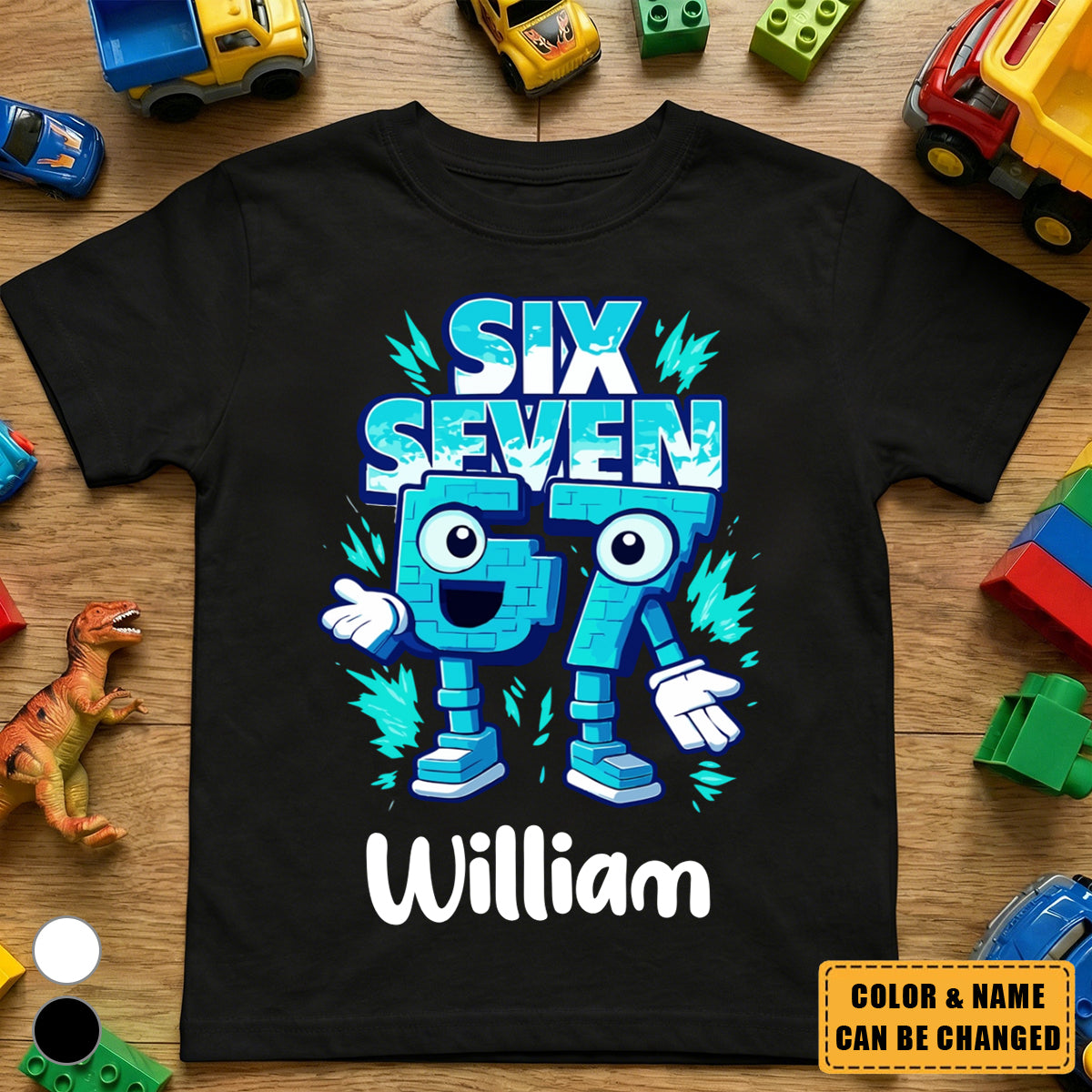 Brainrot Six Seven Kid Gaming - Personalized Shirt