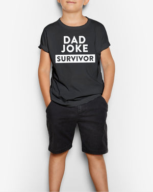 Dad Joke Survivor - Perfect Matching Shirts Dad and Son - Father's Day Gift Youth T-Shirt