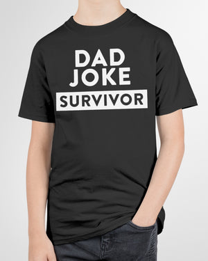 Dad Joke Survivor - Perfect Matching Shirts Dad and Son - Father's Day Gift Youth T-Shirt