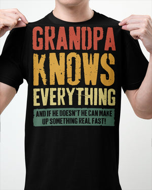 Grandpa Knows Everything - Perfect Gift For Grandpa Classic T-Shirt