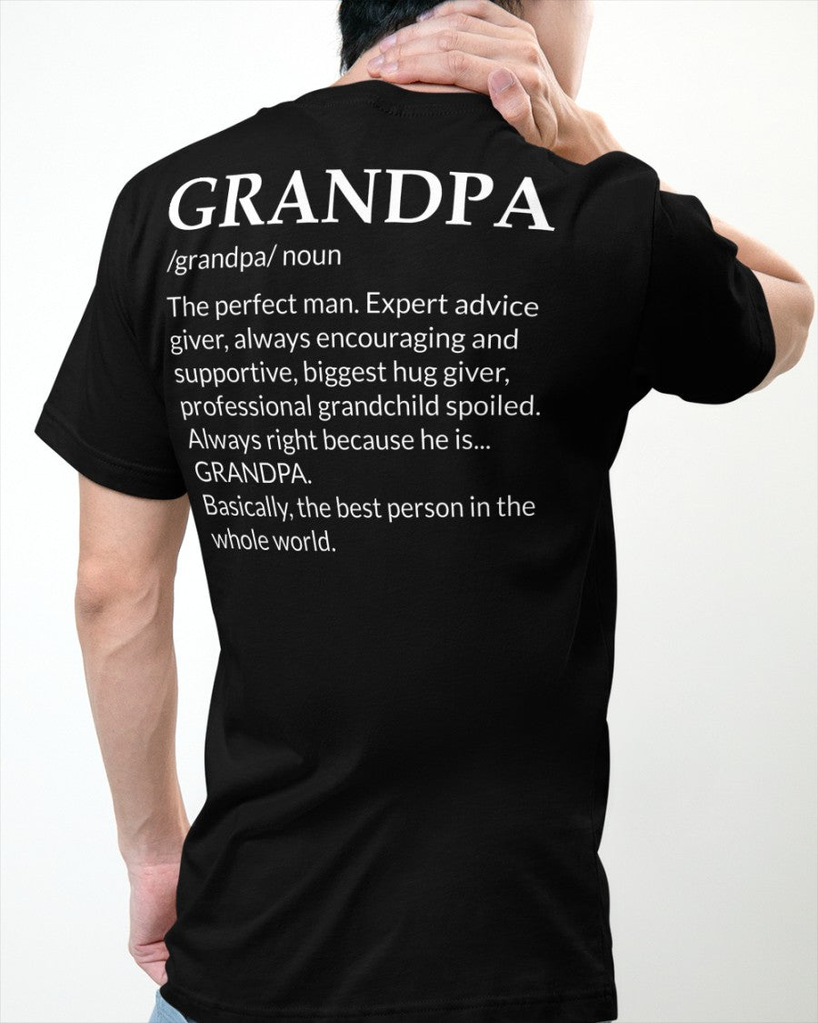 Grandpa Noun Language Definition - Special Gift For Grandpa Classic T-Shirt