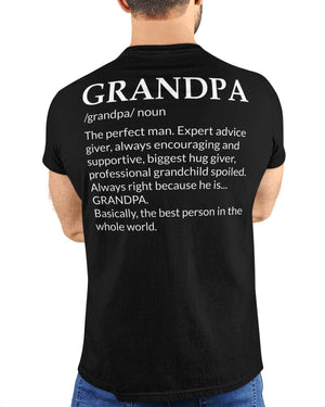 Grandpa Noun Language Definition - Special Gift For Grandpa Classic T-Shirt