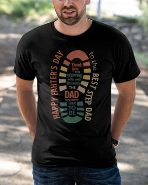 Happy Father's Day - Best Gift For Stepdad Classic T-Shirt