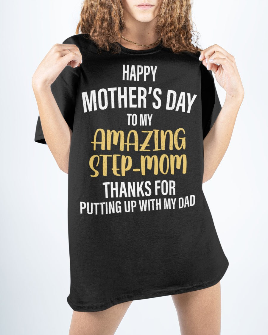 Happy Mother's Day - Amazing Gift For Step-Mom Classic T-Shirt