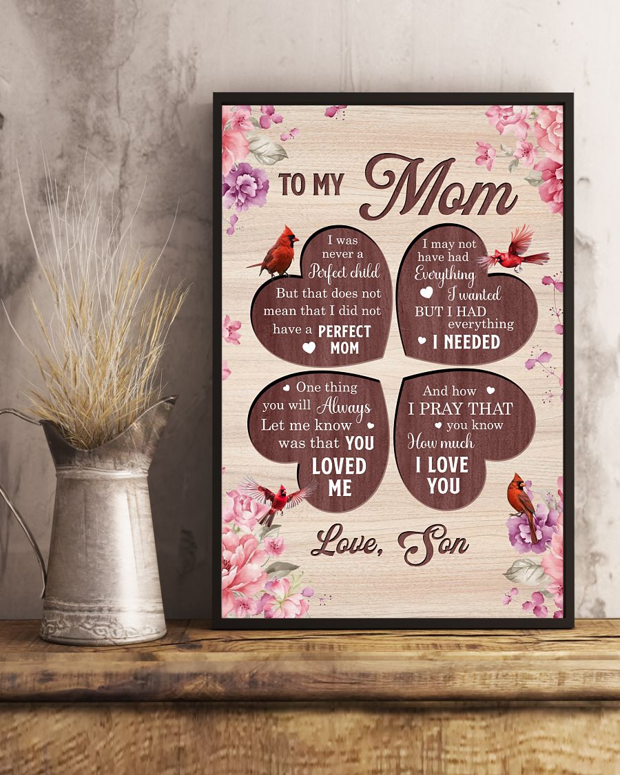 How Much I Love You - Best Gift For Mom Vertical Poster