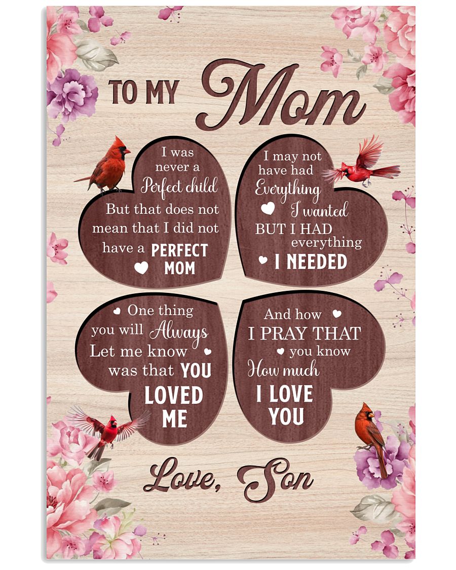 How Much I Love You - Best Gift For Mom Vertical Poster