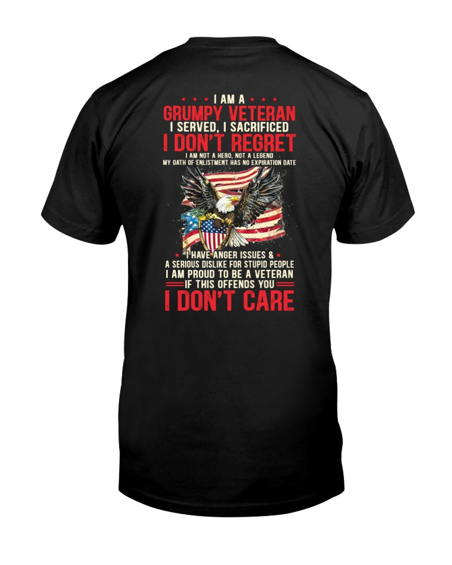 I Am A Grumpy Veteran - Perfect Gift For Grandpa Classic T-Shirt