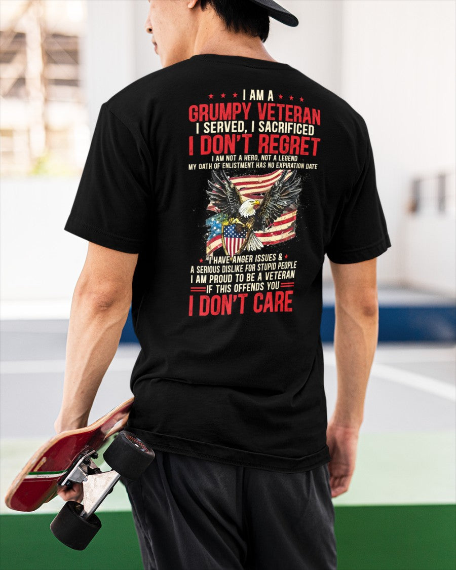 I Am A Grumpy Veteran - Perfect Gift For Grandpa Classic T-Shirt