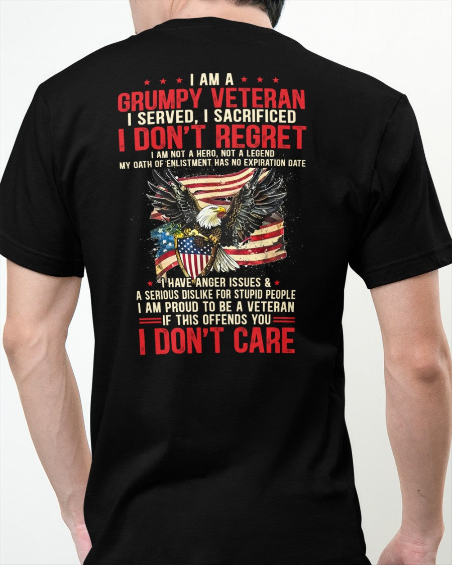 I Am A Grumpy Veteran - Perfect Gift For Grandpa Classic T-Shirt