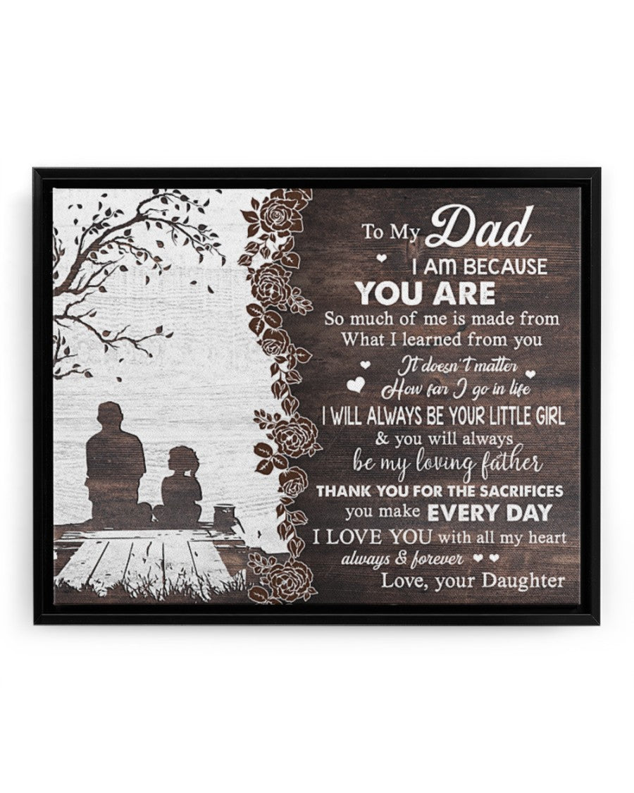I Love You With All My Heart - Best Gift For Dad Poster