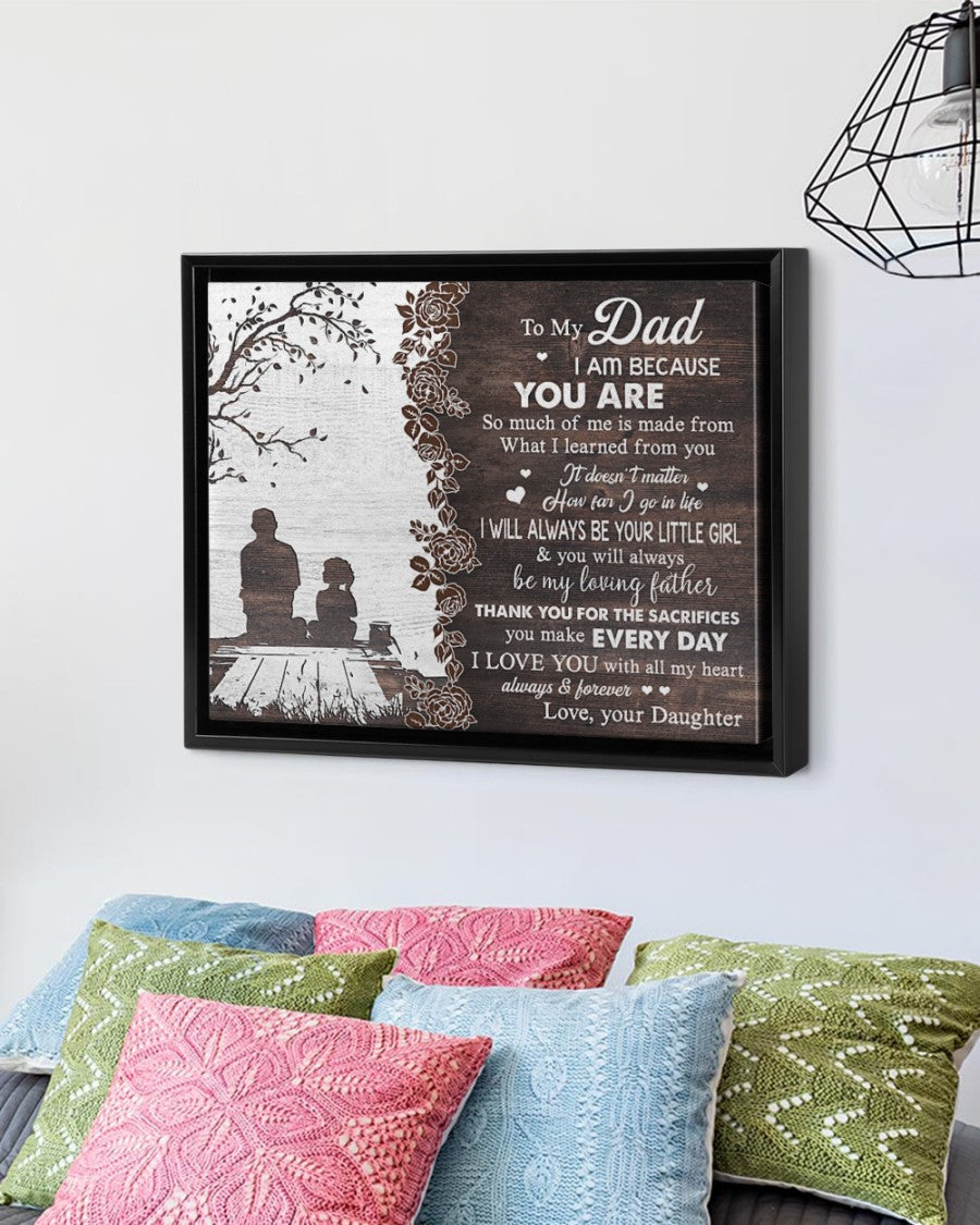 I Love You With All My Heart - Best Gift For Dad Poster