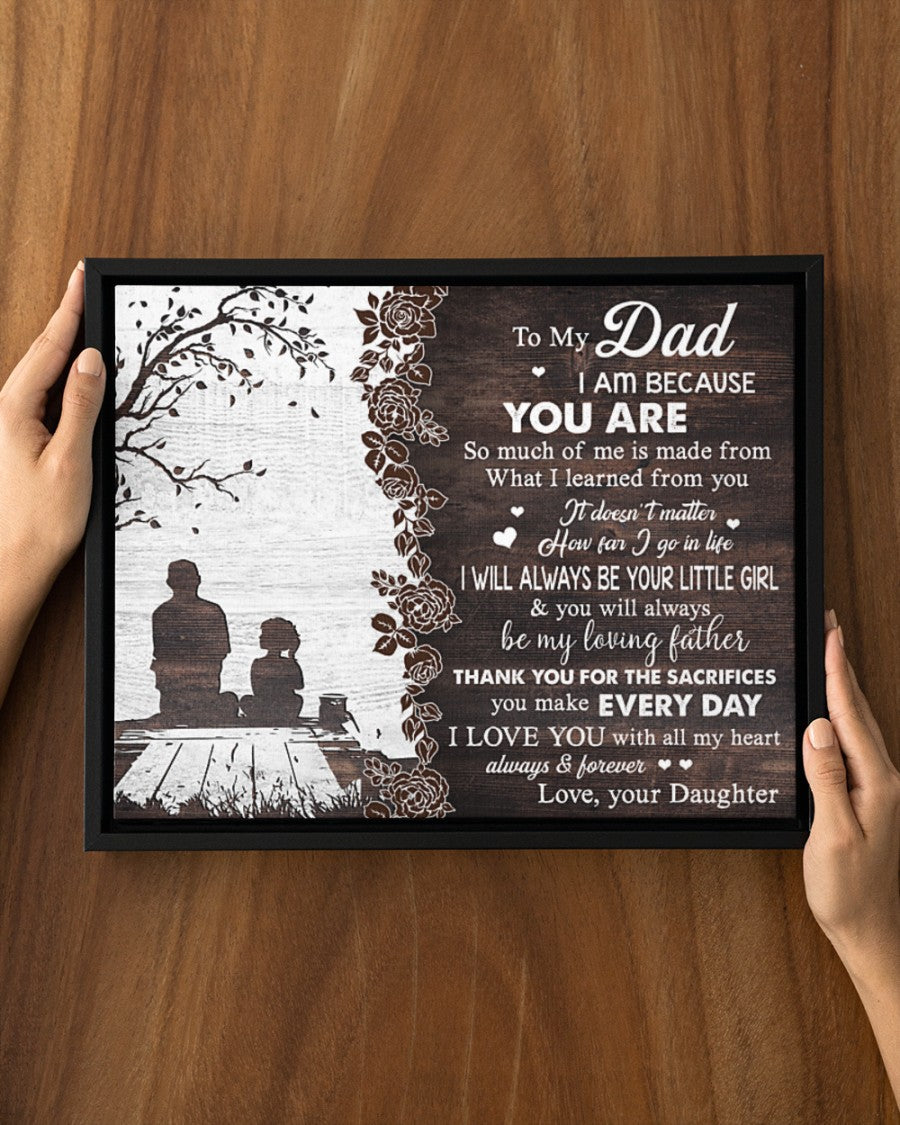 I Love You With All My Heart - Best Gift For Dad Poster