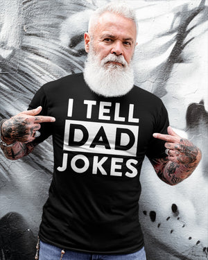 I Tell Dad Jokes - Perfect Matching Shirts Dad and Son Classic T-Shirt