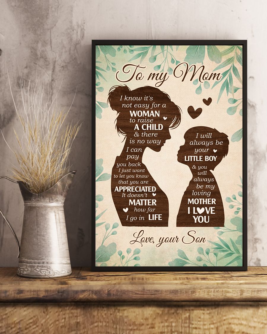I Will Always Be Your Little Boy - Best Gift For Mom Vertical Poster