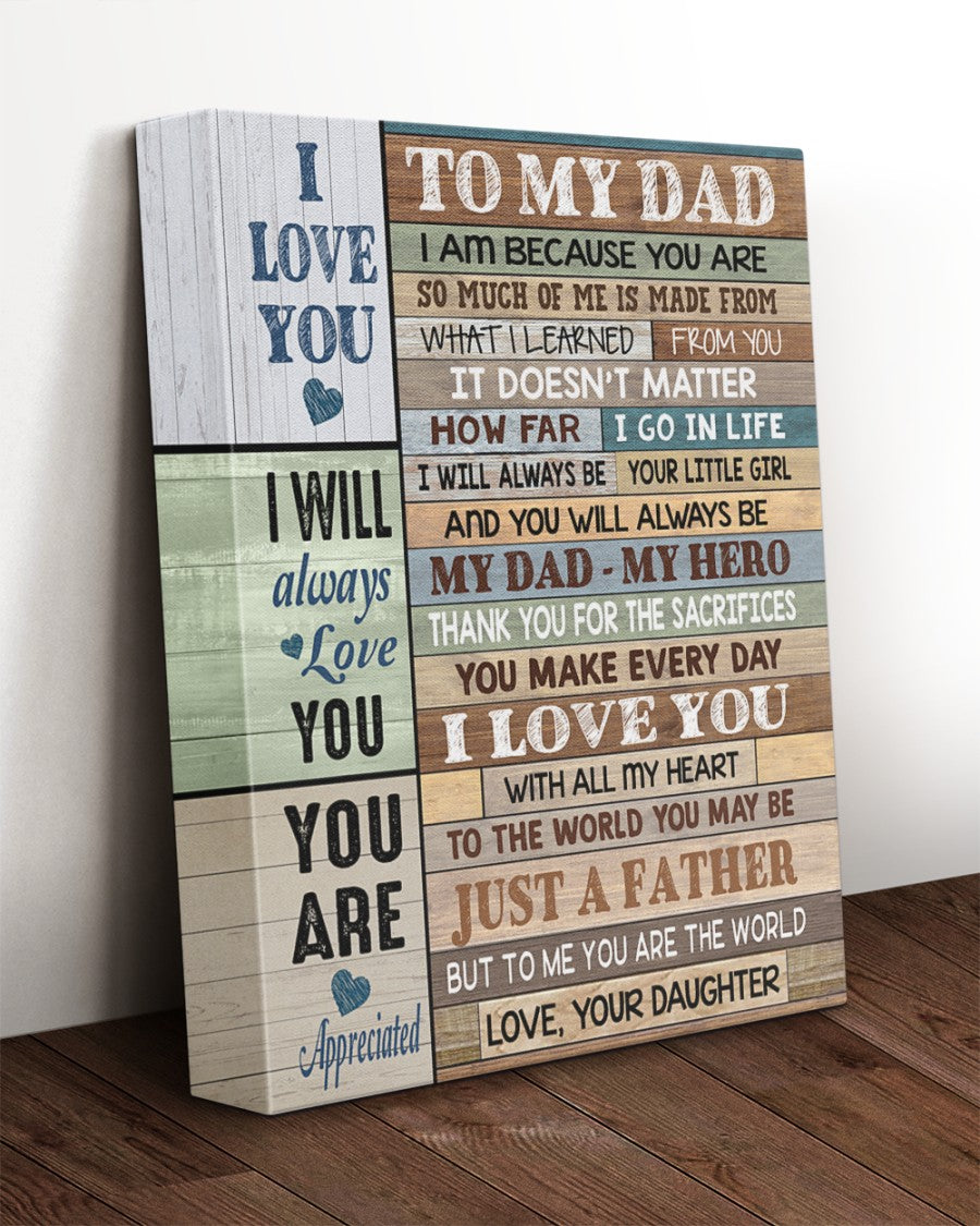 I Will Always Love You - Special Gift For Dad Poster