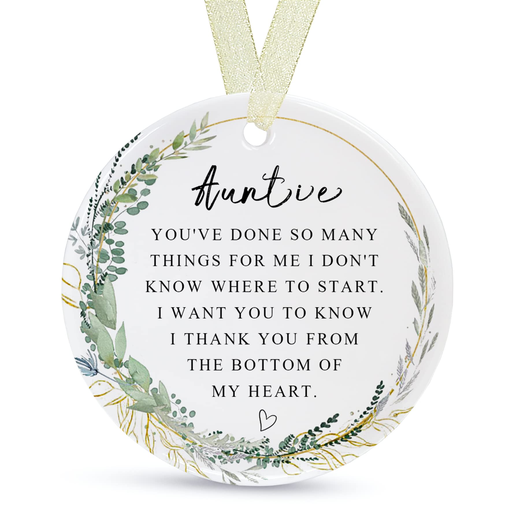 Auntie Christmas Ornament - Forever Ornament Best Aunt Ever
