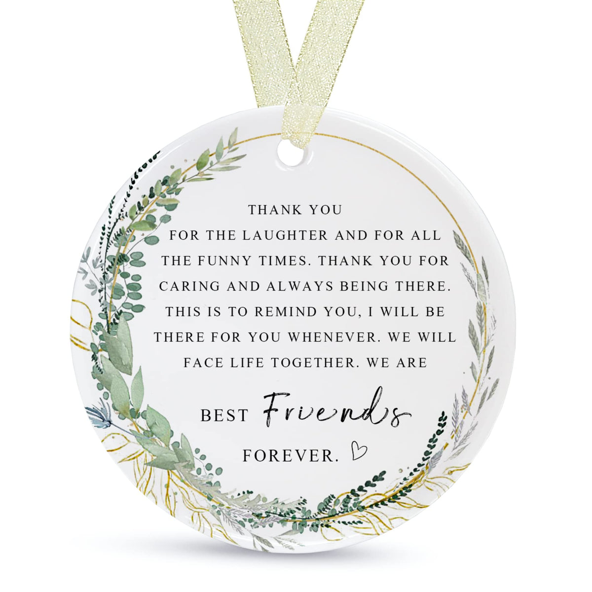 Best Friend Ornament Christmas Ornament Friendship Ornament Besties Forever Ornament Friends Tree Graduate Ornament Best Friend Ever