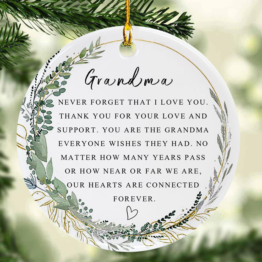 Grandma Christmas Ornament for Grandma Forever Ornament Grandma Best Grandma Ever Gift