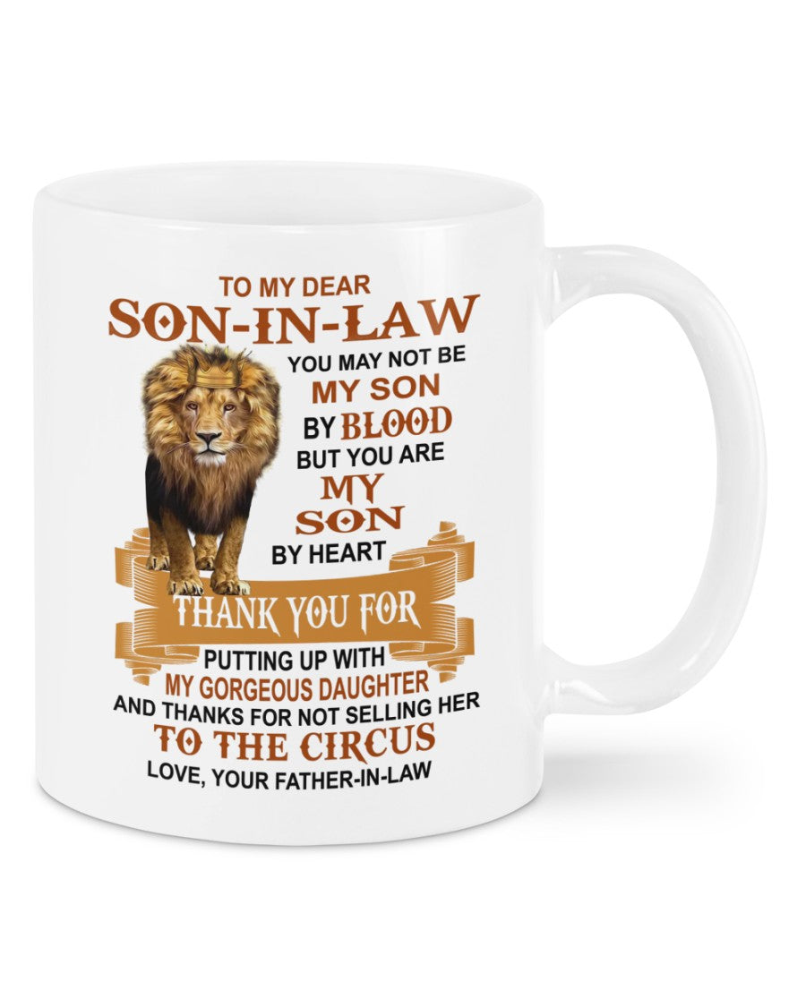 Thank You For Putting Up With My Gorgeous Daughter - Best Gift For Son-In-Law Mugs