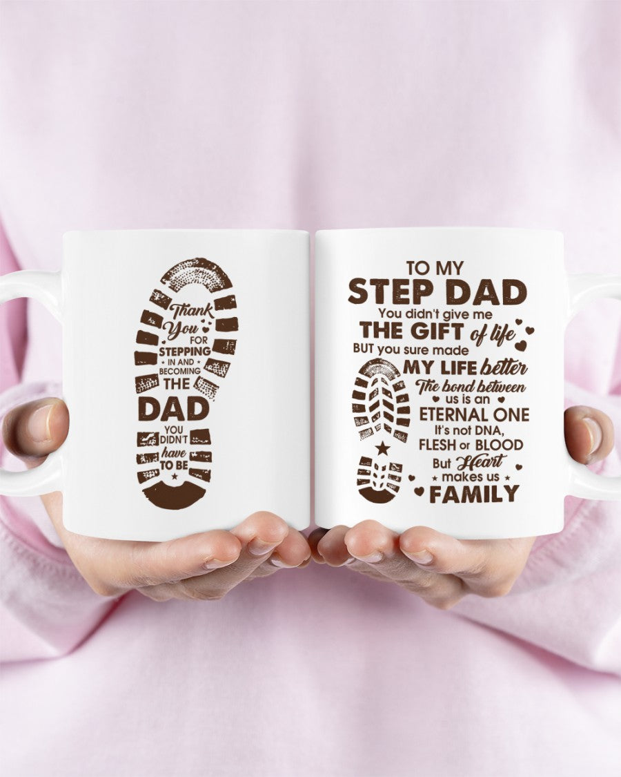 To My Step Dad - Best Gift For Stepdad Mugs