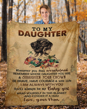 To my Daughter Fleece Blanket