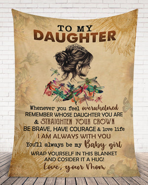 To my Daughter Fleece Blanket