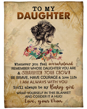 To my Daughter Fleece Blanket