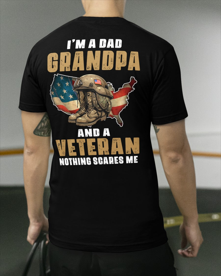 Veteran Nothing Scares Me - Perfect Gift For Veteran Classic T-Shirt