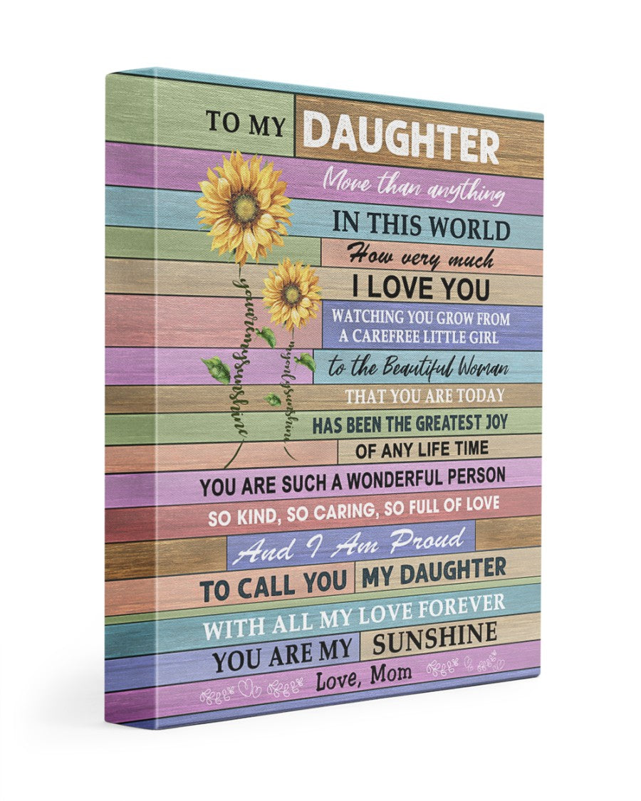 You Are My Sunshine - Best Gift For Daughter Poster