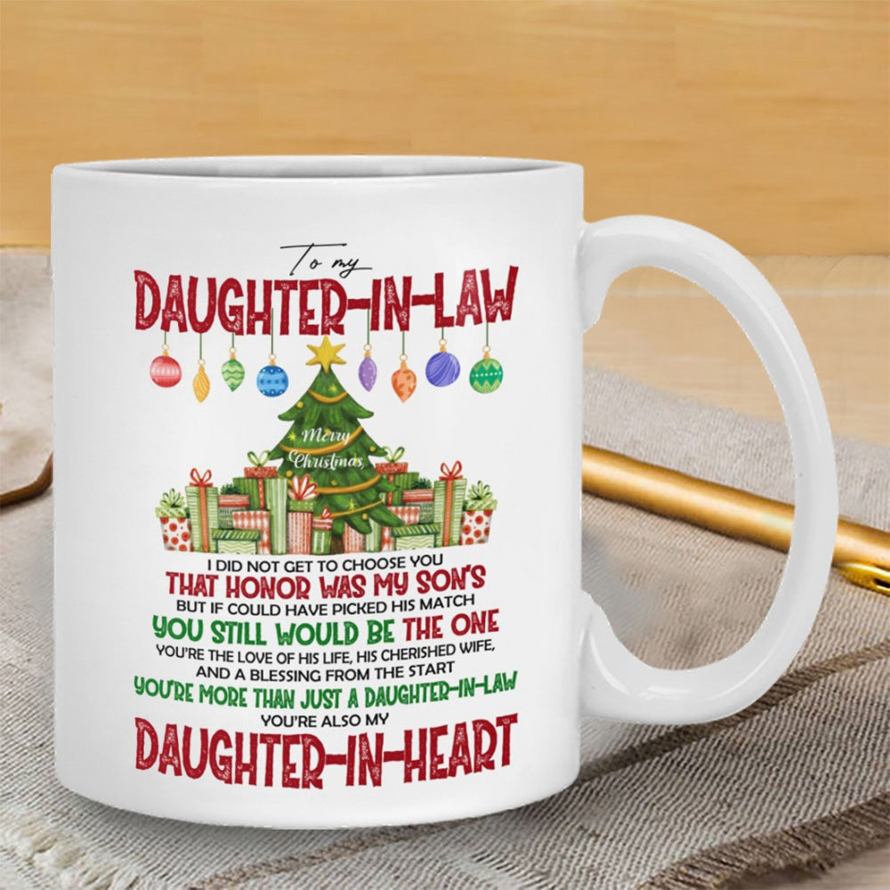 You're Also My Daughter-in-heart - Best Gift For Daughter-In-Law Mugs